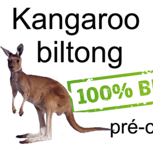 Mark's kangoeroe biltong 300 gram gesneden