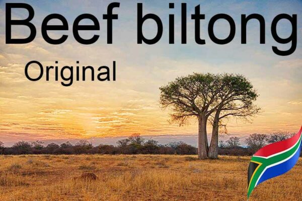 Moorcroft (Z.-Afr.) beef biltong Original, 250 gram.