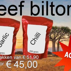 Biltong 250 gram aanbieding